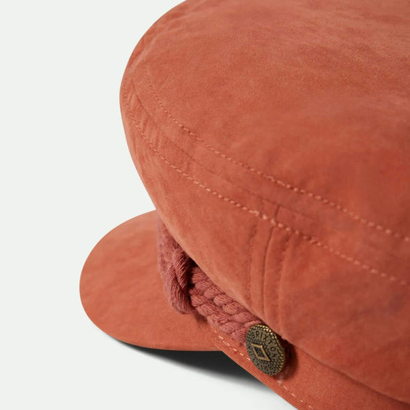 BRIXTON Fiddler Cap - Terracota Brushed Satin