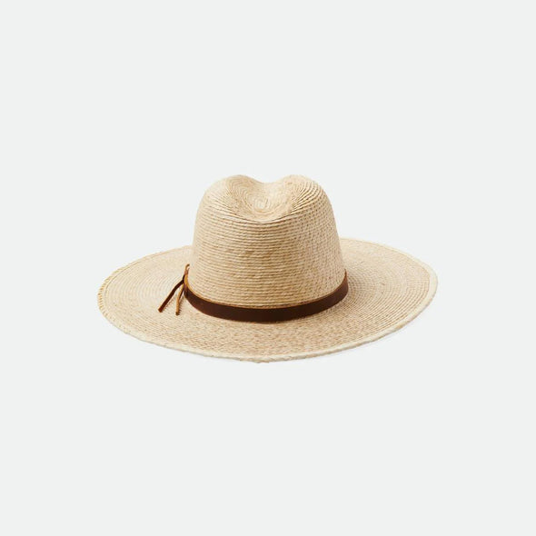 BRIXTON Field Proper Straw Hat - Natural Brown