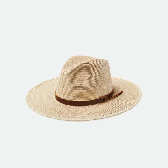 BRIXTON Field Proper Straw Hat - Natural Brown