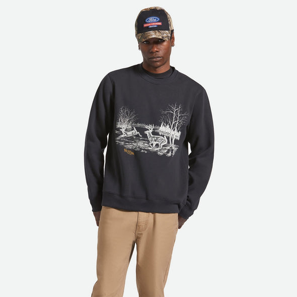 BRIXTON Gallop Crew - Black
