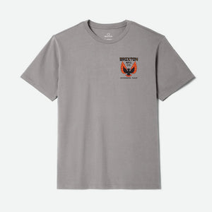 BRIXTON Garvey Tee - Heather Grey