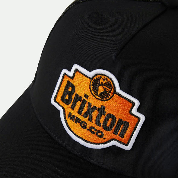 BRIXTON Genuine Quality C Netplus MP Trucker Hat - Black/Black