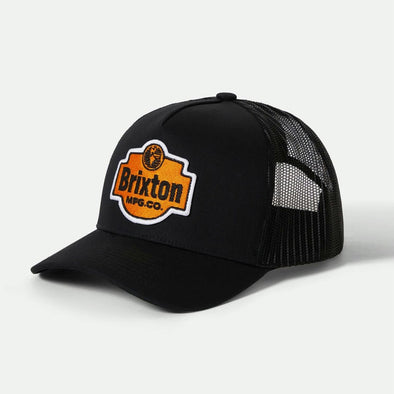 BRIXTON Genuine Quality C Netplus MP Trucker Hat - Black/Black