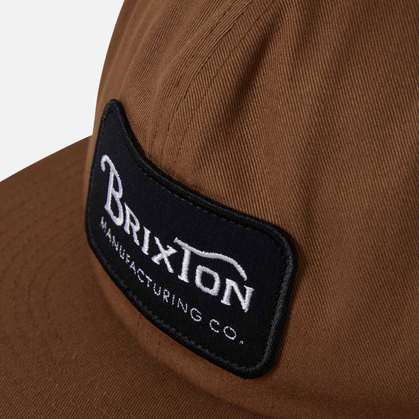 BRIXTON Grade HP Snapback - Dark Tan