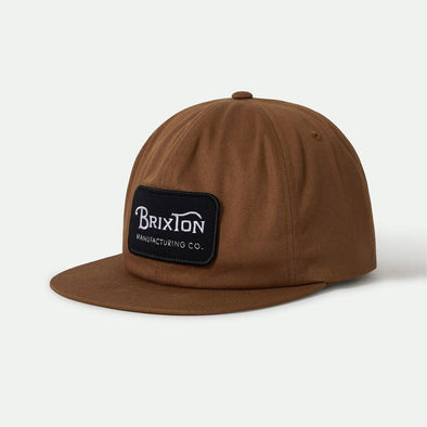 BRIXTON Grade HP Snapback - Dark Tan