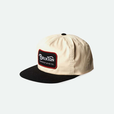 BRIXTON Grade HP Snapback - Off White/Black