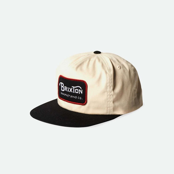 BRIXTON Grade HP Snapback - Off White/Black