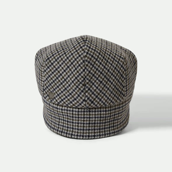 BRIXTON Hooligan Earflap Snap Cap - Black/Grey/Charcoal