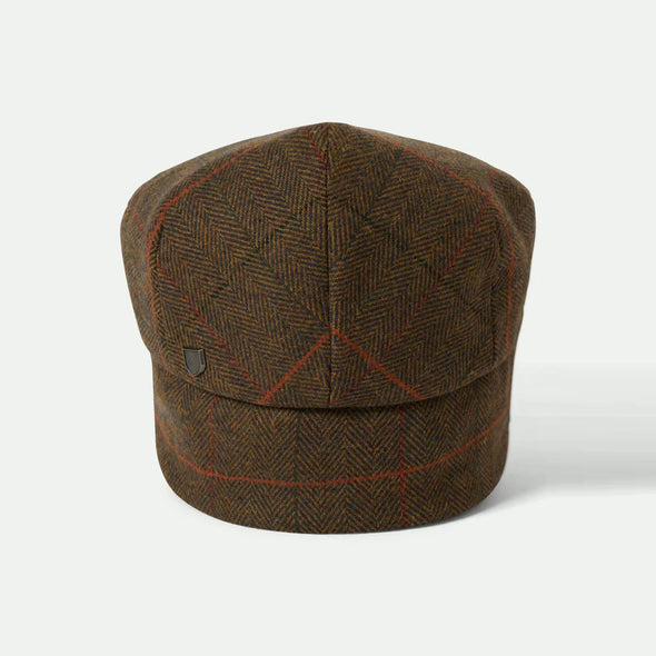 BRIXTON Hooligan Earflap Snap Cap - Bronze/Black/Red