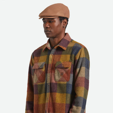 BRIXTON Hooligan Snap Cap - Camel Melton Wool