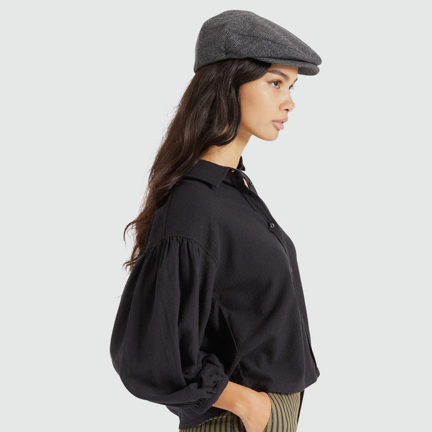 BRIXTON Hooligan Snap Cap - Grey/Black