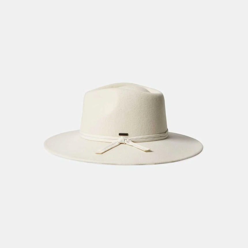 BRIXTON Joanna Felt Packable Hat - Off White