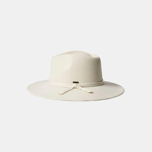 BRIXTON Joanna Felt Packable Hat - Off White