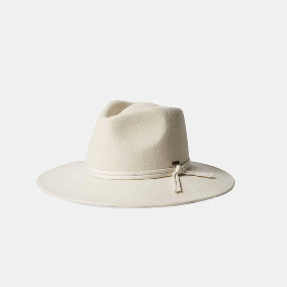 BRIXTON Joanna Felt Packable Hat - Off White