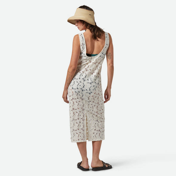 BRIXTON Lace Cover Up Dress - Whitecap
