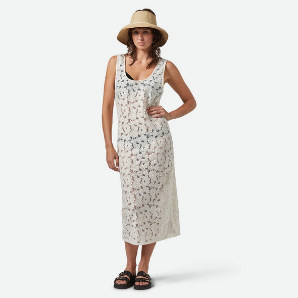BRIXTON Lace Cover Up Dress - Whitecap