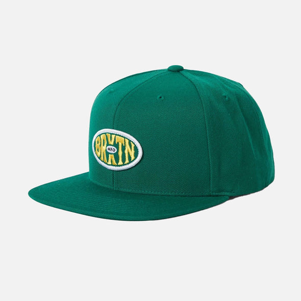 BRIXTON Largo MP Snapback Cap - Deep Emerald