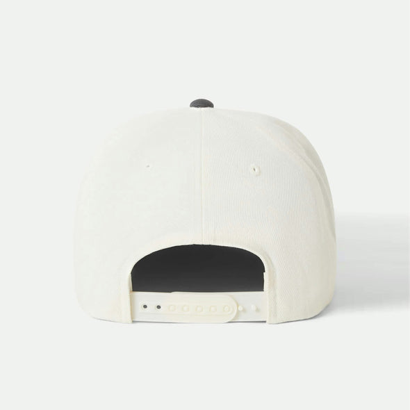 BRIXTON Lightning MP Snapback Cap - Off White/Charcoal