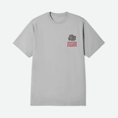BRIXTON Machine Tee - Pebble Stone Worn Wash