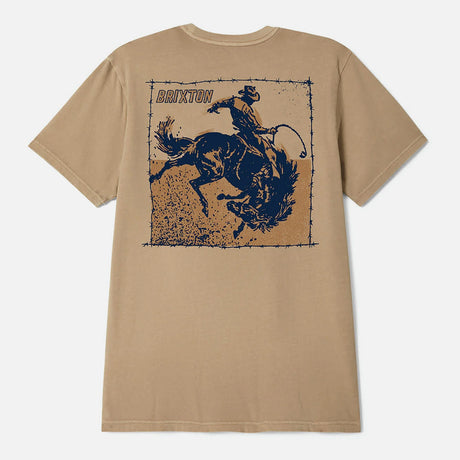 BRIXTON Madden Tee - Timeless Taupe Worn Wash