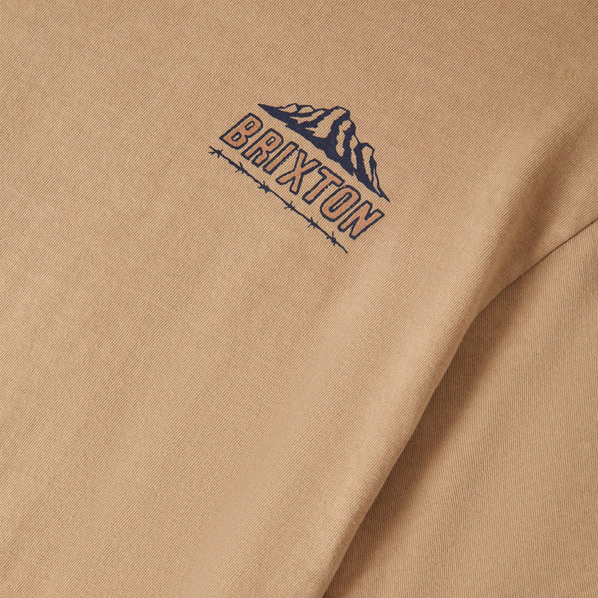 BRIXTON Madden Tee - Timeless Taupe Worn Wash