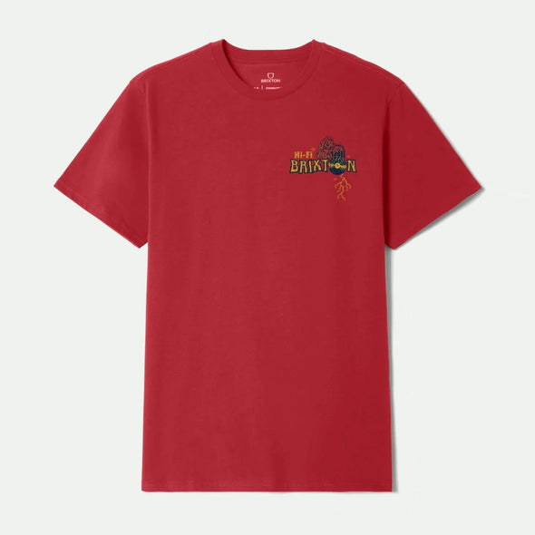 BRIXTON Maddox Tee - Fuji Red