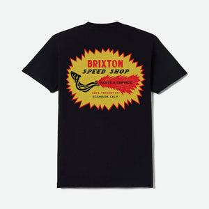BRIXTON Mavis Standard Tee - Black Worn Wash