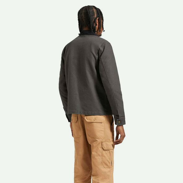 BRIXTON Mechanic Garage Zip Jacket - Washed Black