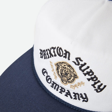BRIXTON Morado MP Snapback - Midnight Blue/White