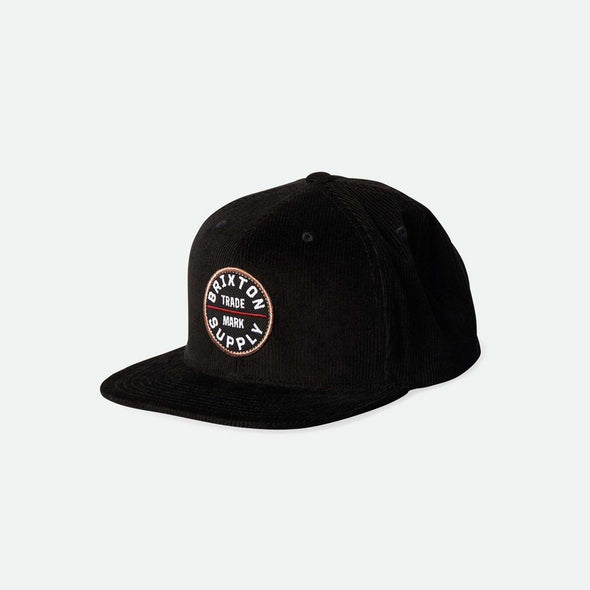 BRIXTON Oath III Snapback - Black Cord