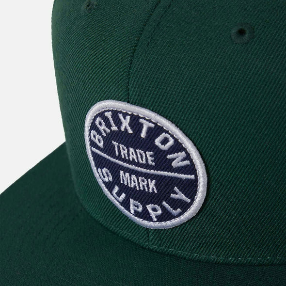 BRIXTON Oath III Snapback Cap - Pine Needle/Pine Needle