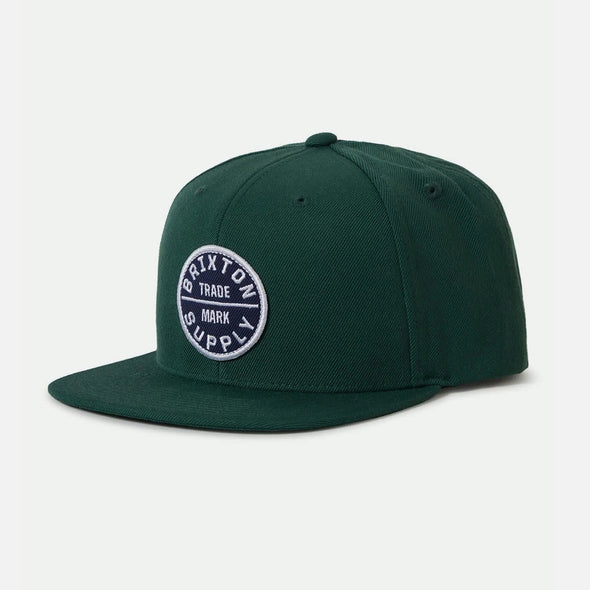 BRIXTON Oath III Snapback Cap - Pine Needle/Pine Needle