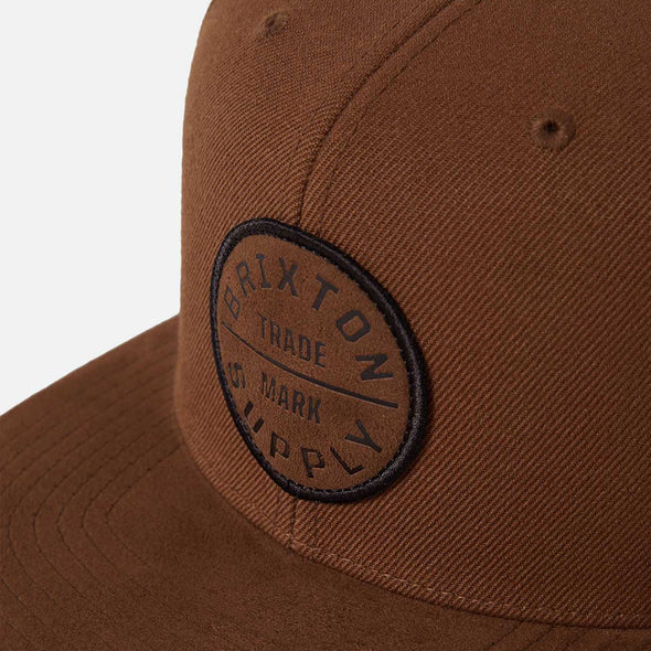 BRIXTON Oath III Snapback - Coffee/Coffee