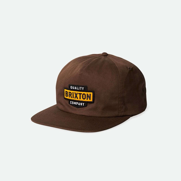 BRIXTON Osborn MP Snapback - Pinecone Brown