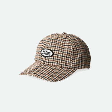 BRIXTON Parsons LP Cap - Sand/Black Houndstooth