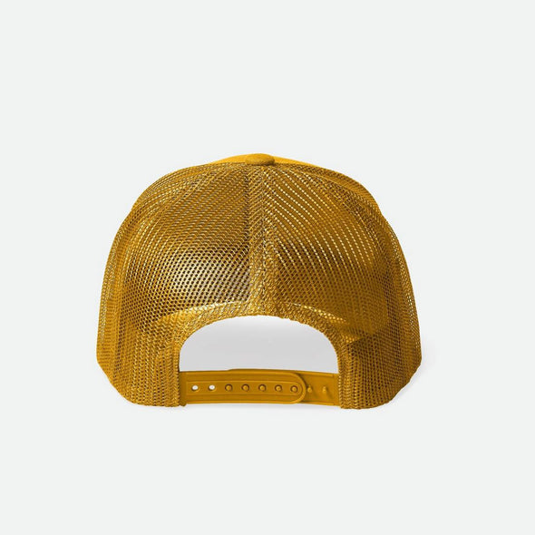 BRIXTON Passin Thru HP Trucker Hat - Bright Gold