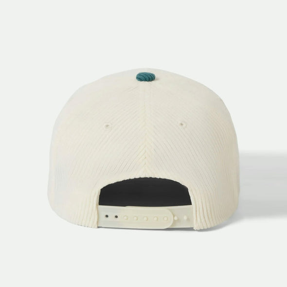 BRIXTON Pierson C Netplus MP Snapback Cap - Night Sage/Off White Corduroy