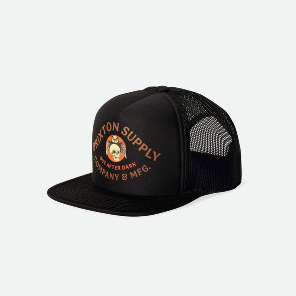 BRIXTON Potion Netplus HP Trucker Hat - Black/Black