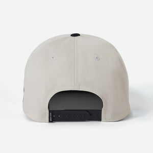 BRIXTON Predator MP Snapback - Off White/Black