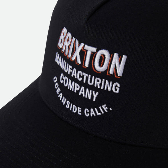 BRIXTON Redoubt C Netplus MP Trucker Hat - Black/Black