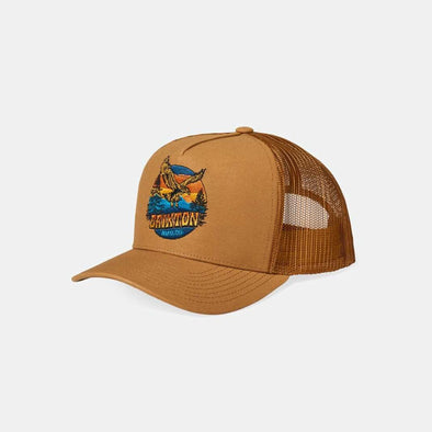 BRIXTON Ridgewood Netplus C MP Trucker Hat - Copper/Copper