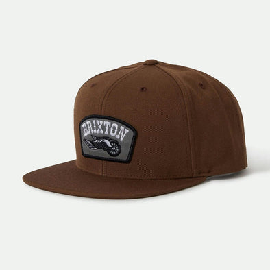 BRIXTON Roller MP Snapback - Pinecone Brown