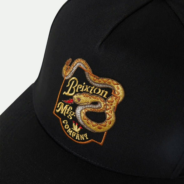 BRIXTON Rothwell C Netplus MP Snapback Cap - Black