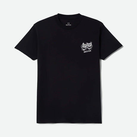 BRIXTON Smile Always Standard Tee - Black Worn Wash