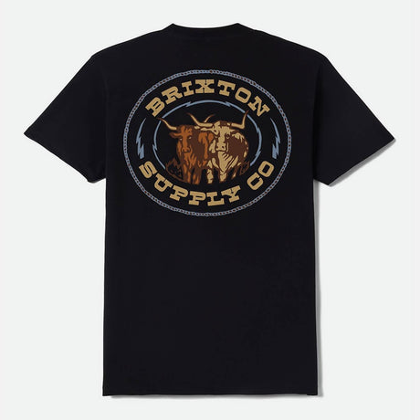 BRIXTON Steele Tee - Black