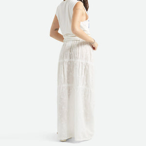BRIXTON The Abigail Skirt - Off White Floral