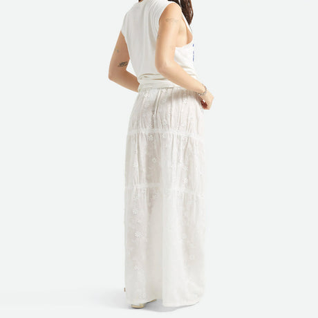 BRIXTON The Abigail Skirt - Off White Floral