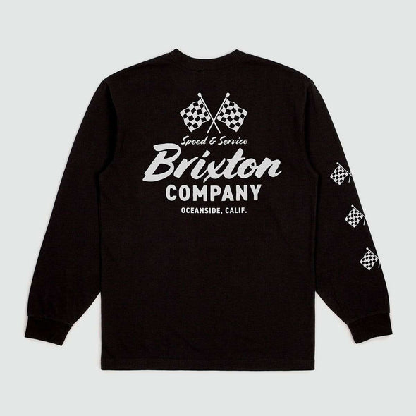 BRIXTON Wayburn Long Sleeve Tee - Black