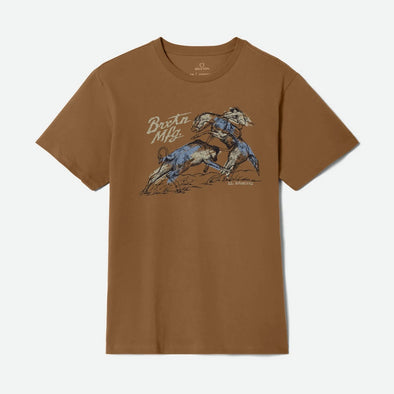 BRIXTON Wellston Tee - Washed Copper