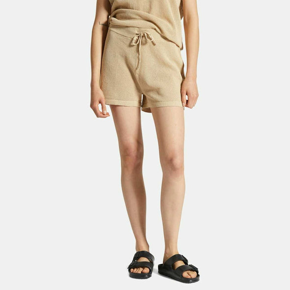 BRIXTON Women's Aruba Cover Up Short - Oat Milk